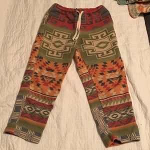 Urban Outfitters BDG Patterned Jacquard Southwest Beach Pant